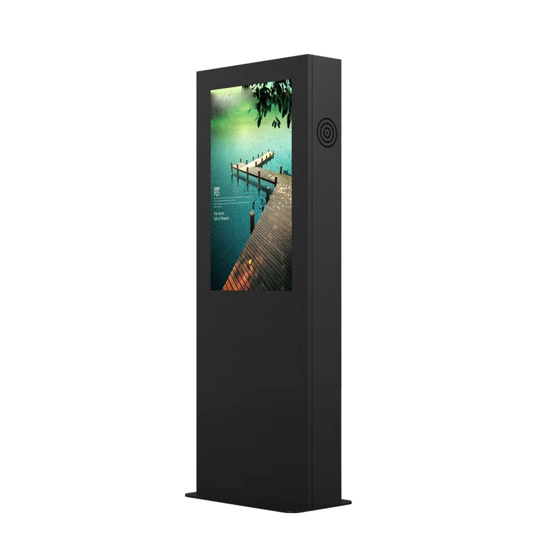 Outdoor Sunlight Readable Advertising TV 86 Inch LCD Panel Monitor Screen Digital Signage Kiosk Outdoor Totem LCD Display