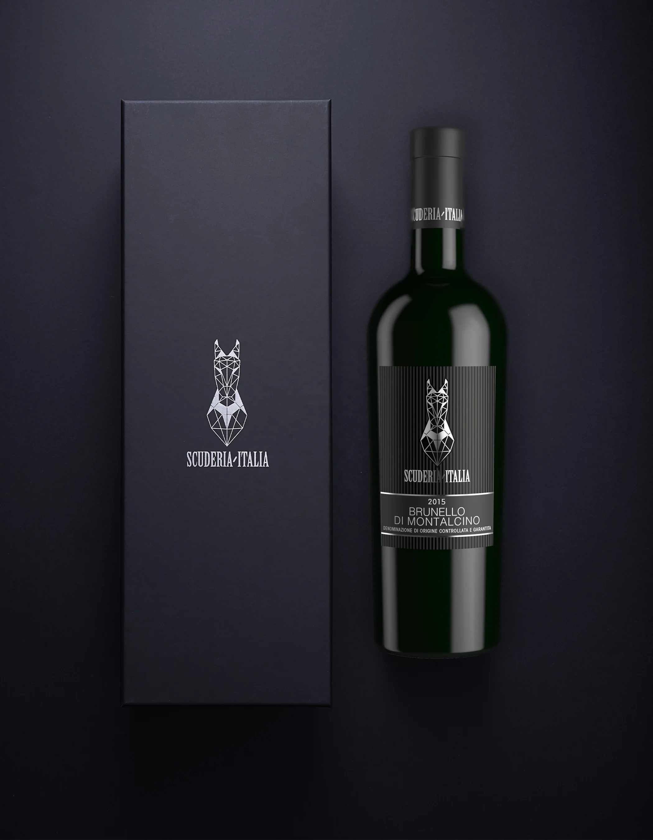 Брюнелло ди MONTALCINO DOCG 2015 Scuderia Italia 0.75L 14.5% престижное итальянское красное вино в роскошной