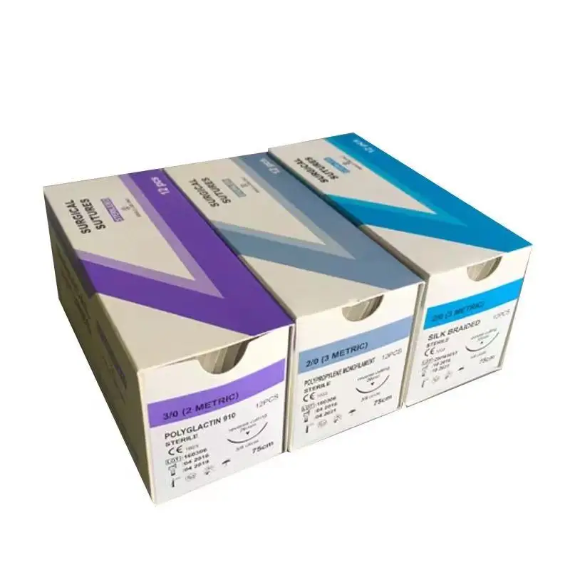 Medical Consumables Veterinary Products Factory  Cheap Surgical Suture Silk Suture Catgut Suture