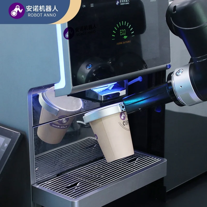 Coffee Latte Art Making Machine Single Robot Arm Barista Coffee Machine For Business