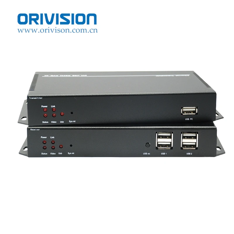 4k 30HZ KVM Extender RJ45 568B USB DVI KVM Extender 120m