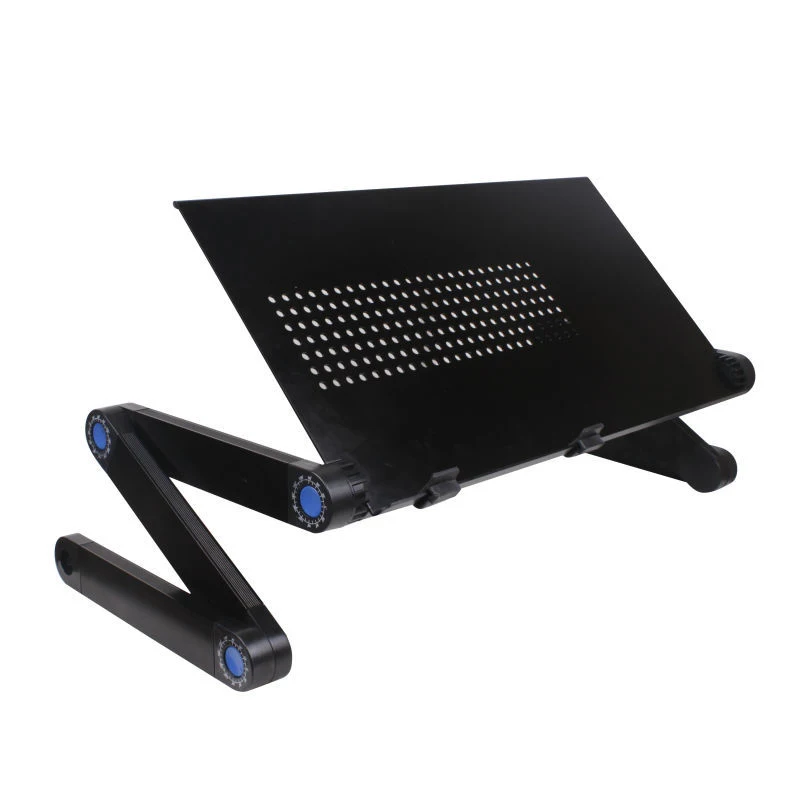 Portable Adjustable folding arm  aluminum Laptop Notebook Desk/Stand/Table with cooling fan and mouse pad