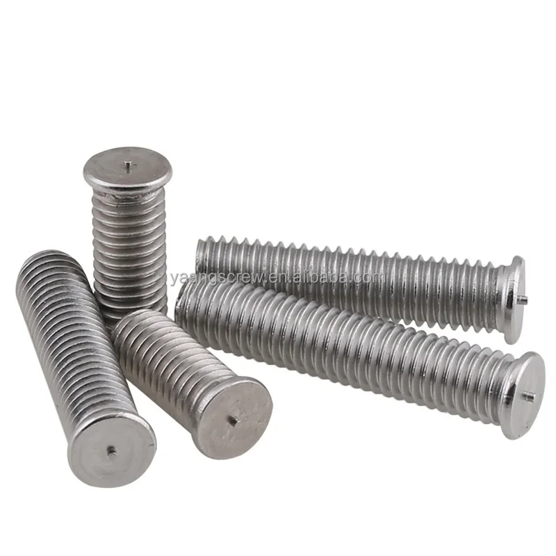 Iso 13918 Good Quality M3 M4 M5 M8 M12 Aluminum 6061 7075 Anodized Weld Bolt