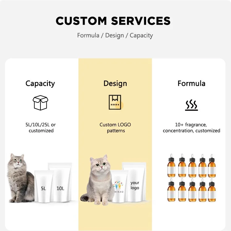 Free Sample Cat Litter Wholesale Oem Cat Litter Sand For Fresh Step Clumping Cat Litter