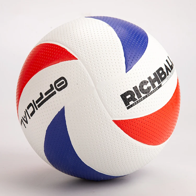 Outdoor Youth Volley Ball Training Colorful Rubber Beach Volleyball