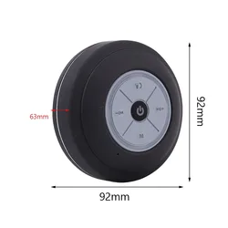 Q9 Portable Subwoofer Shower Waterproof Wireless Bt Speaker Car Handsfree Call Music Suction Mic For Ios Android Phone
