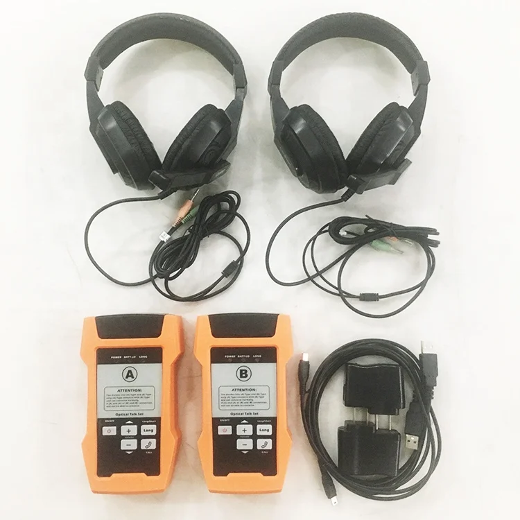AOT600 Full Duplex Communication Handheld Optical Fiber Talk Set for FTTH Network Cable Test