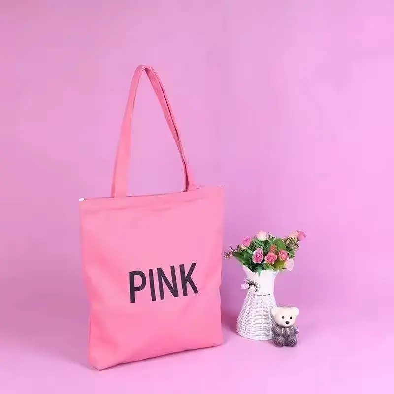 Wholesale Printable Packaging Recycled Shopping Cotton Canvas Tote Bag Custom Canvas Tote Bags With Custom Printed Logo