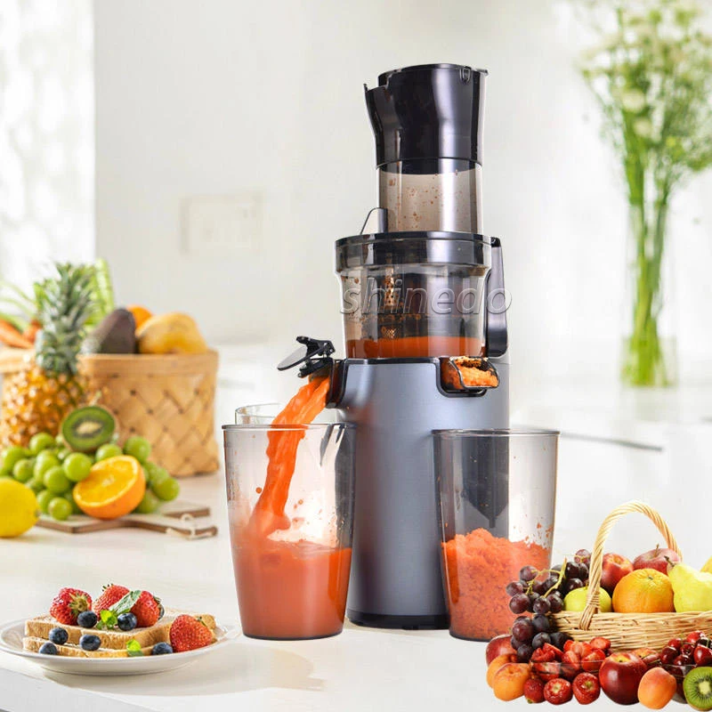 Electric Fruit Vegetables Juicer Machine Stainless Steel High Capacity Juice Vegetables Grinder for Hotel Restaurant Office