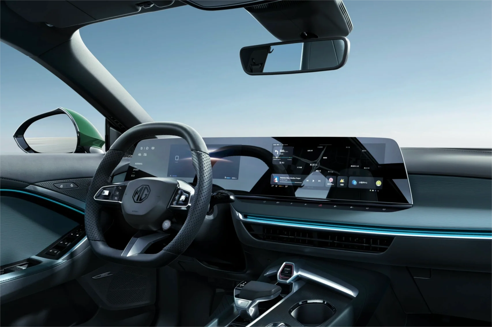 2023 Hot Sale SAIC MG 7 Front Grille 1.5T 2.0T Petrol 5 Door 5 Seater FWD Electric Car In Stock EV Car For Sale