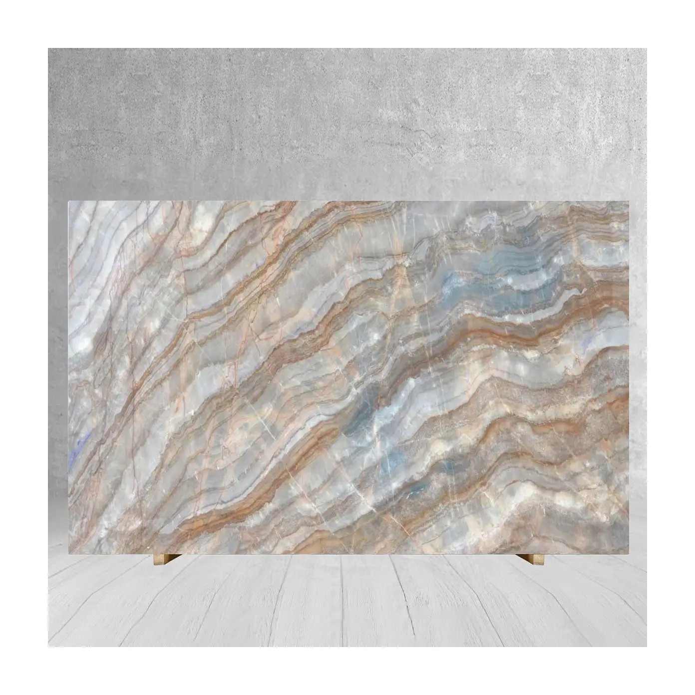Luxury Natural Stone Blue Impression Marble Slab For Luxury Store Decoration Villa Decoration Marble Bathtub Luxury Furniture