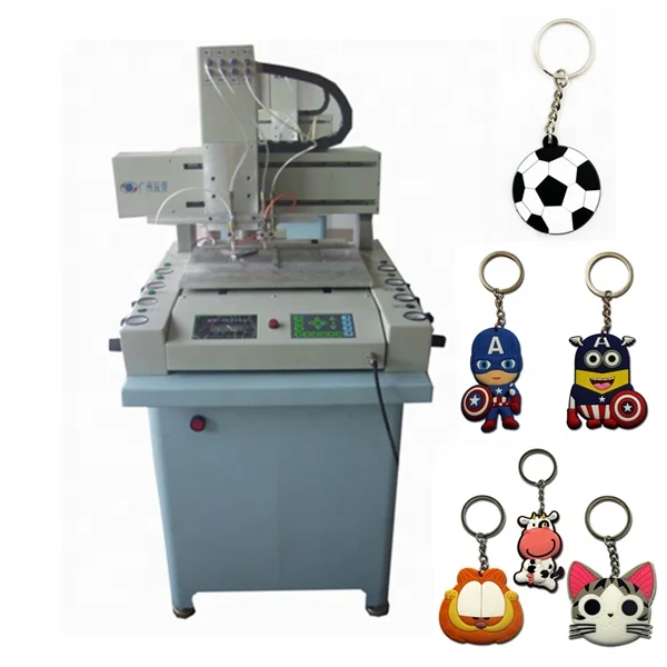 Multi-colors rubber pvc shoe charms machine