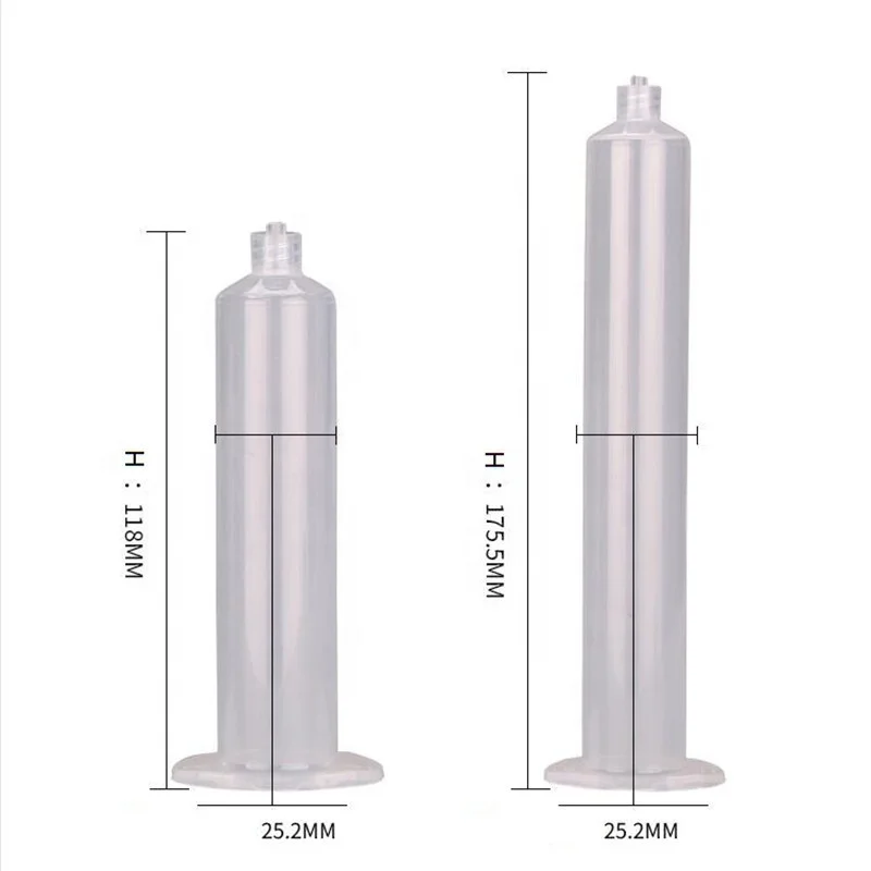 Hot selling Industrial Syringe Anti-corrosion Dispensing Syringe Transparent Small Capacity 30CC US type Syringe