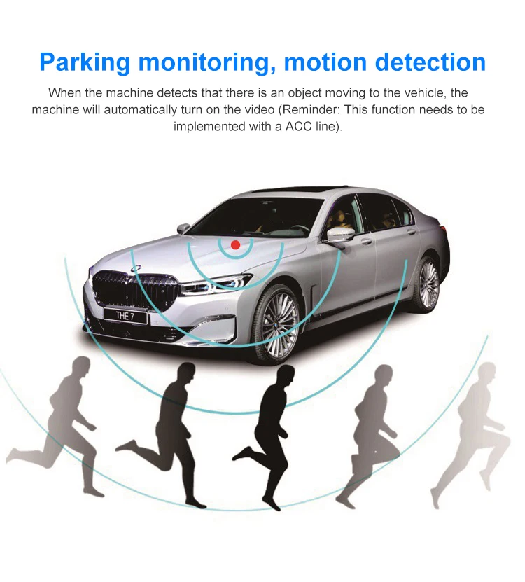 170 degree wide angle full HD 1080p car mini DVR front and rear dual cameras car black box WiFi dash cam 