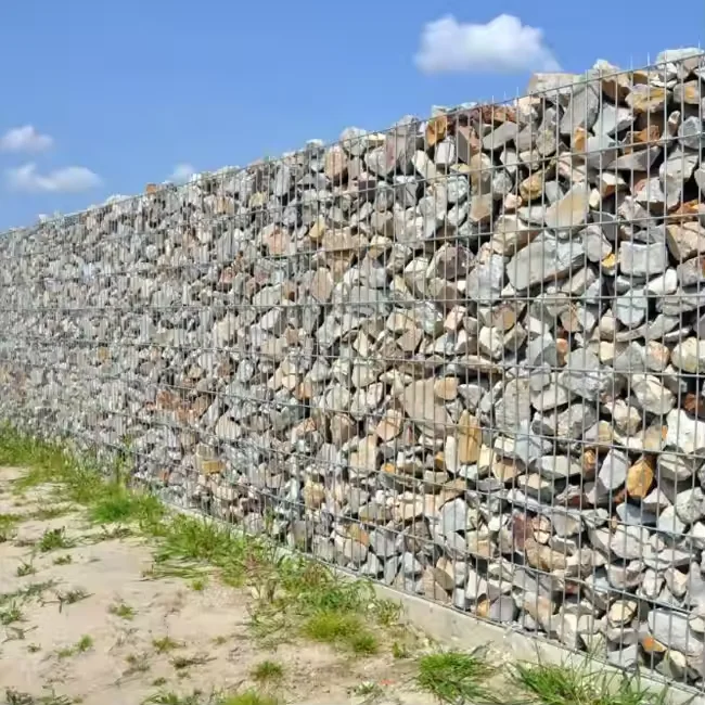 Easy Installation Galvanized Galfan Welded Gabion Box Retaining Wall with Quick Punching Service