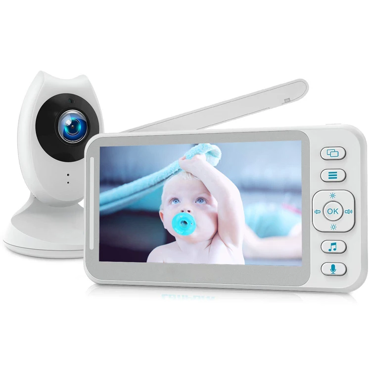  Eufy безопасность ночное видение 4 35 дюймовый дисплей Lullaby плеер Видео BabyMonitor с камерой и