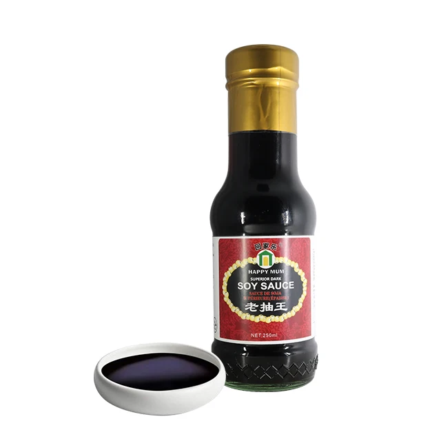 150ml ISO China Supplier Bottle Packing Superior Soybean Dark Soya Soy Sauce