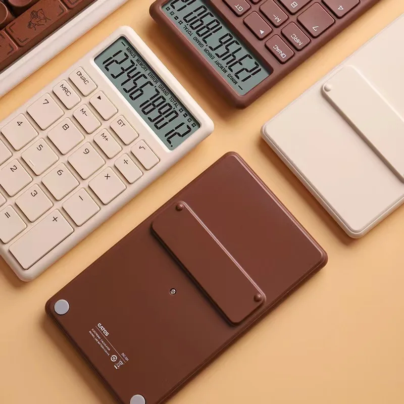 Wholesale 12 Digits simple fashion cute compact office Portable calculator mini Business Office scientific calculator