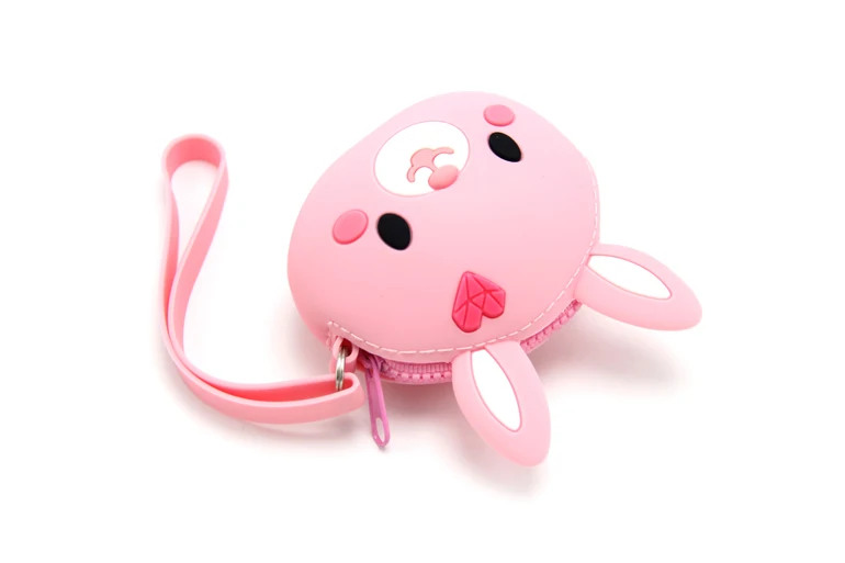 Silicone Coin Purse Key Holder Wallet Case Rubber Money Pouch Coin Purse Keychain