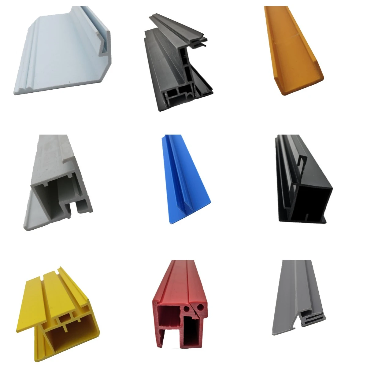 customized design moulding L Shape PVC Rigid Plastic Extrusion Profile custom extrusion plastic profiles