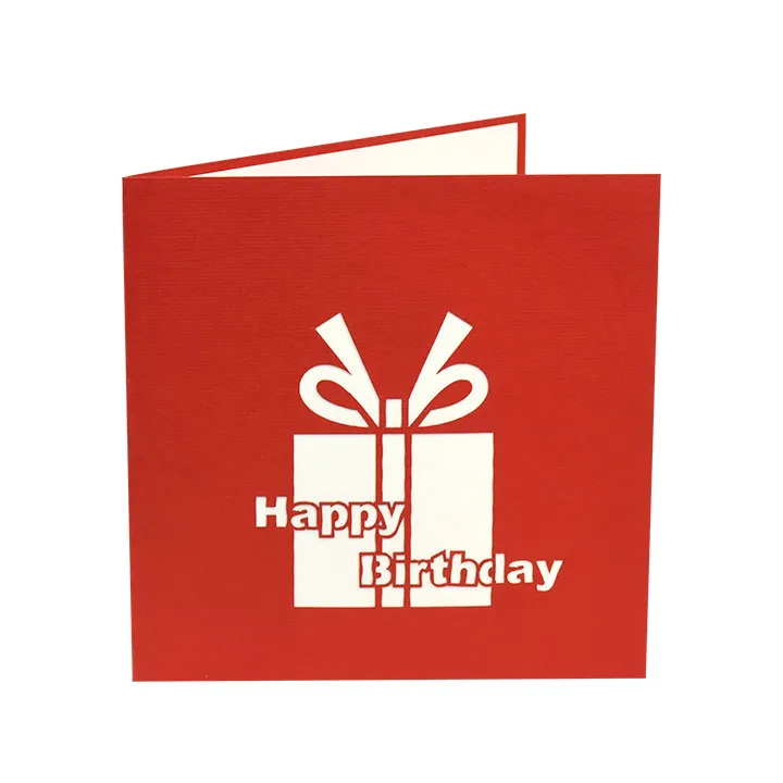Beautiful Birthday gift 3D Pop up greeting card Vietnam Handmade Lasercut Cheap price Kirigami