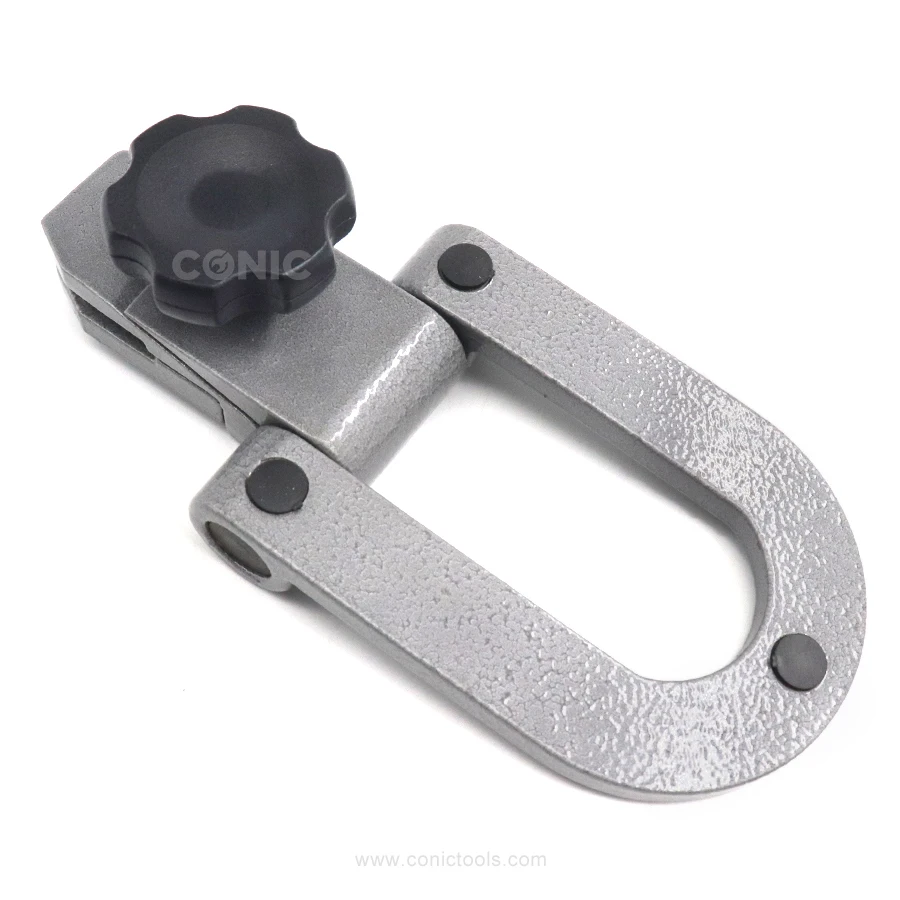 Precision foldable outside micrometer stand base holder with one adjustable screw