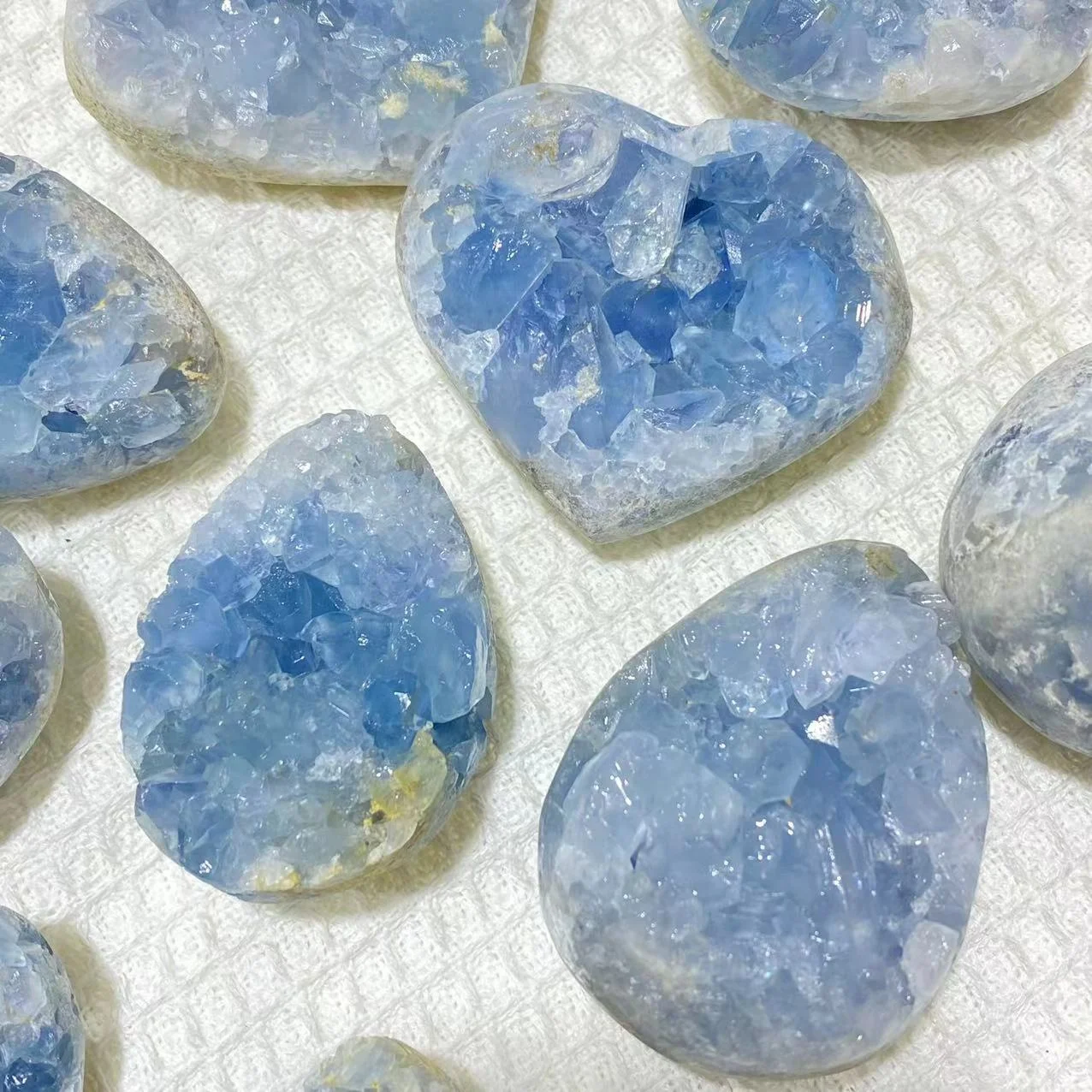Wholesale Natural Celestite Cluster Specimen Gift For Crystal Mineral Lovers Reiki Healing Energy home decor