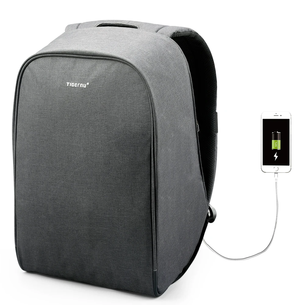 Tigernu T-B3213 bag manufacturers reflective straps usb charging large capacity laptop backpacks for men