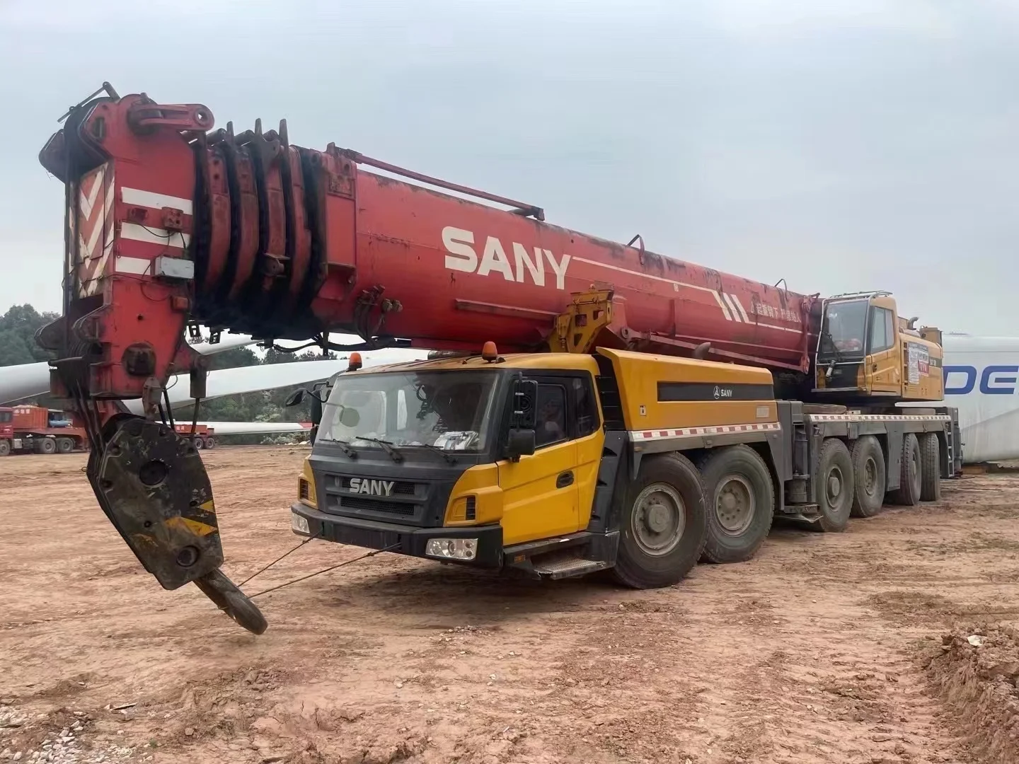 Used Truck Crane 350T Lifting CapacitySecond Hand SANY STC3500
