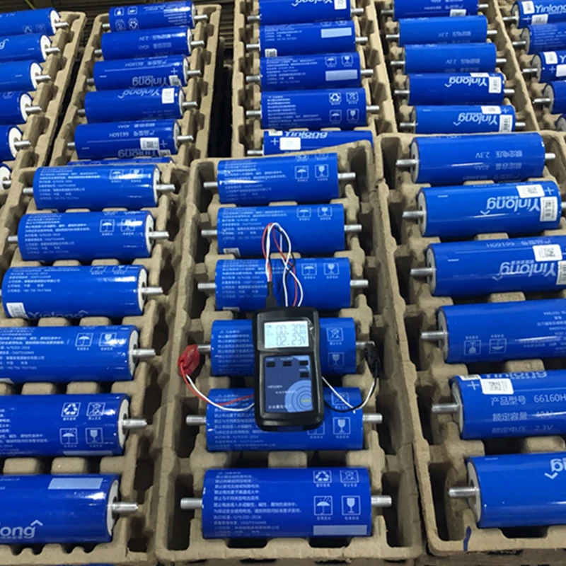High Power High Rated Yinlong 2.3V 35Ah 40Ah Cylindrical Lithium Titanate LTO 66160H 35Ah 40Ah 45Ah Battery Cell