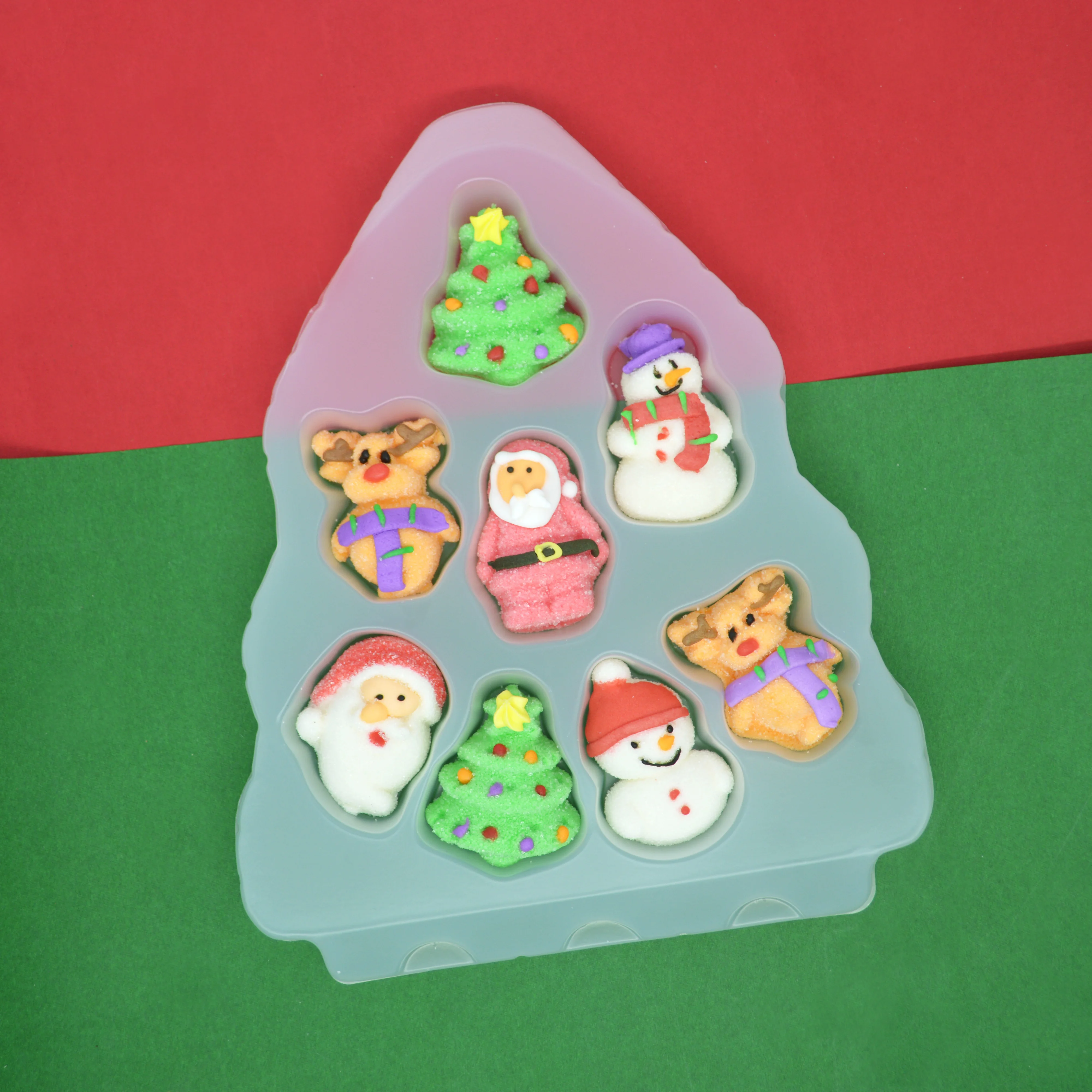 100g Custom Christmas Decoration Soft Marshmallow