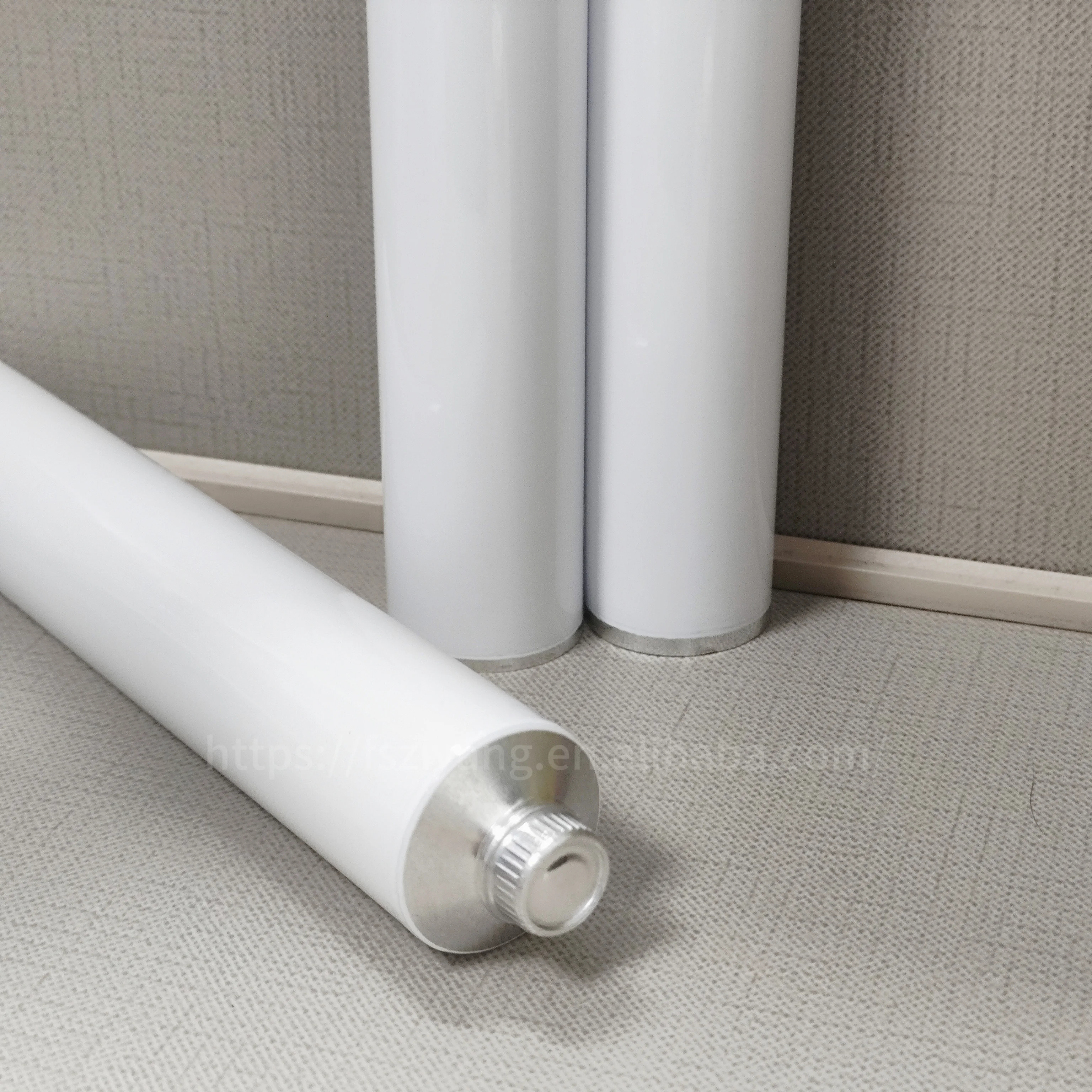 Recyclable Aluminium Empty Cosmetic Tube With Plastic Neck Ointment Tube Face Cream Tube