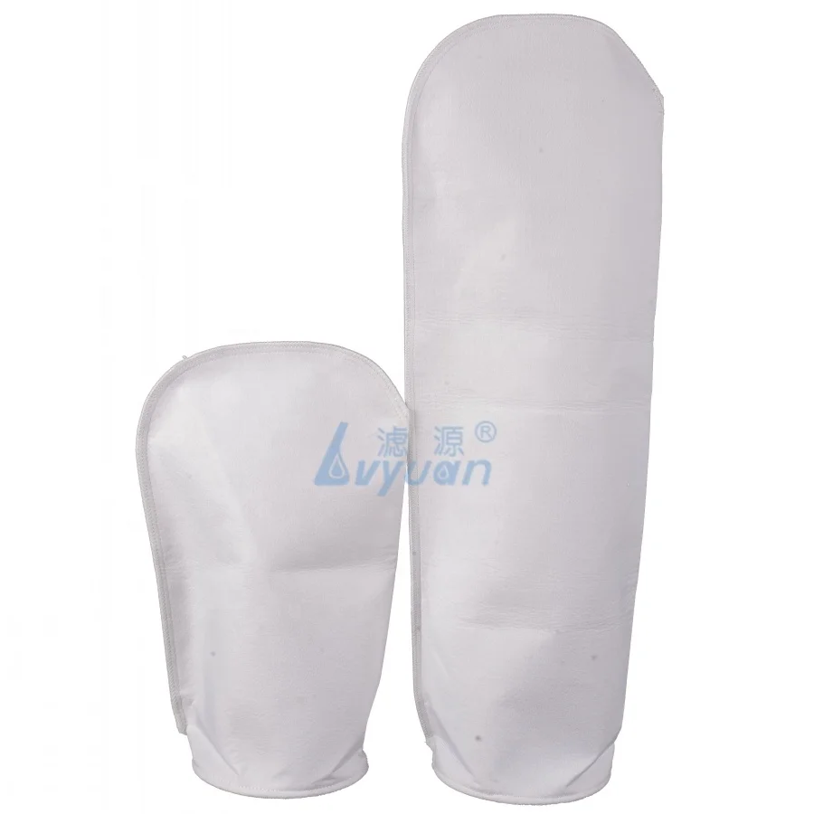 Guangzhou Factory price PET 5 micron Nonwoven polyester water oil repellent filter bag