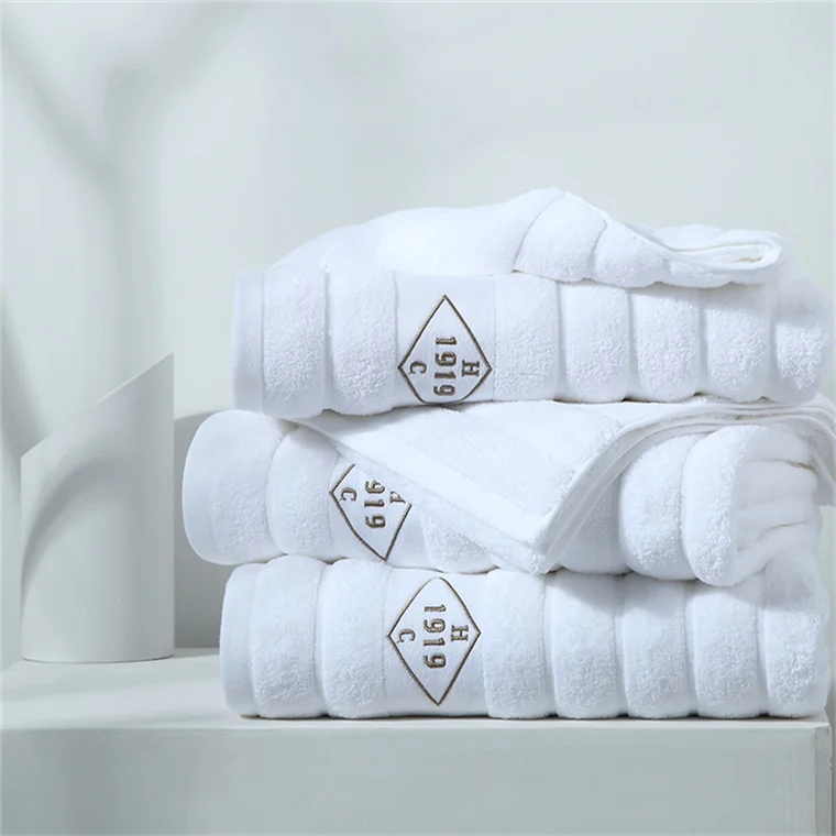 Хорошее качество биоразлагаемое авиационное полотенце для купания из чесаного хлопка г/м2 для крещения