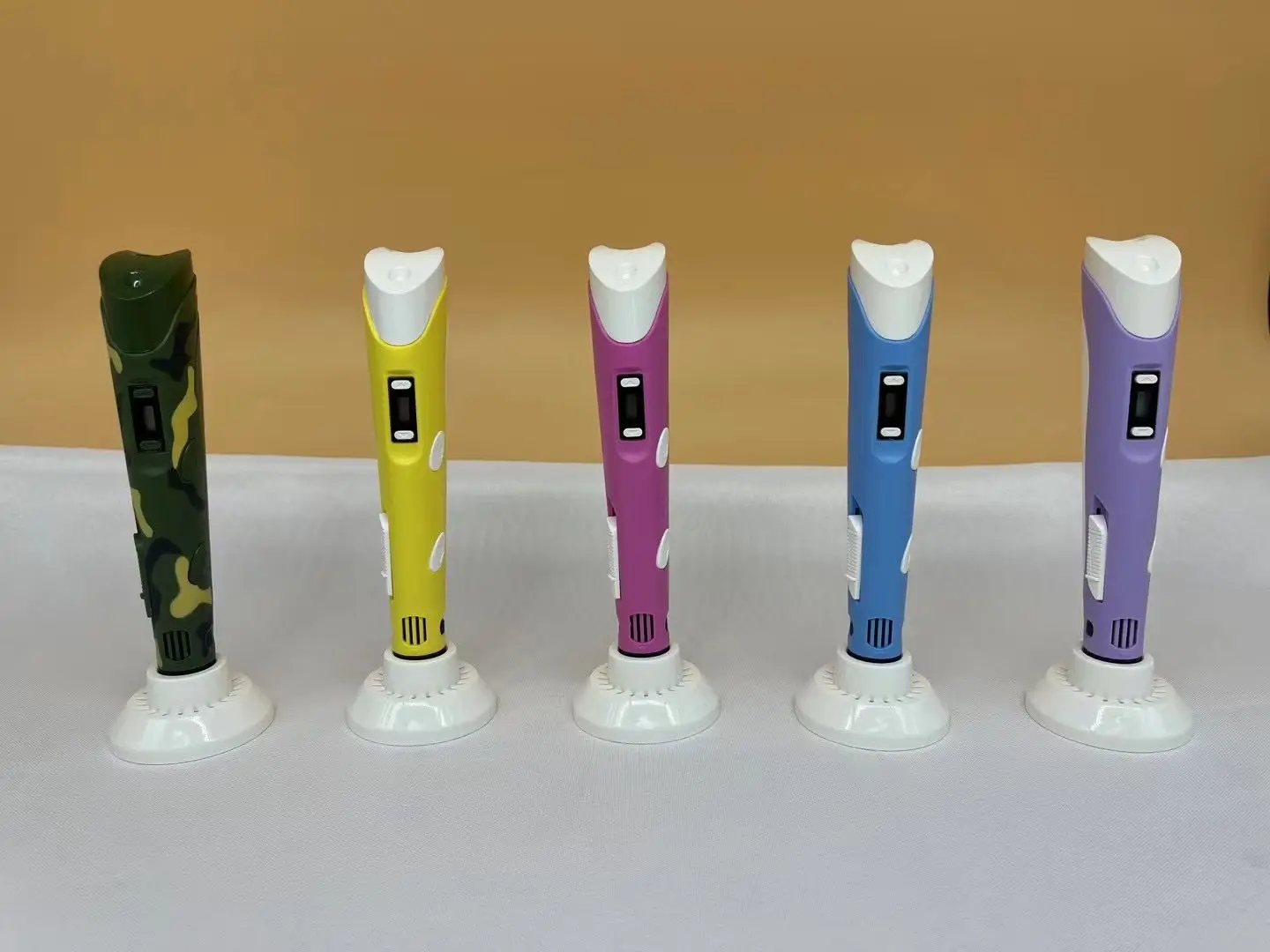 Magic 3D Pen for Kids 3D Printer with 160 Meters Cartridges Automatic Plastic 3D Pen in Animal Multicolor Customizable Logo Pen