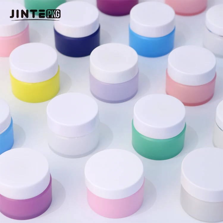Wholesale Empty Cosmetic Custom Plastic PP Double Wall Jar With Lid For Skincare Lip Mask 15ml 10ml
