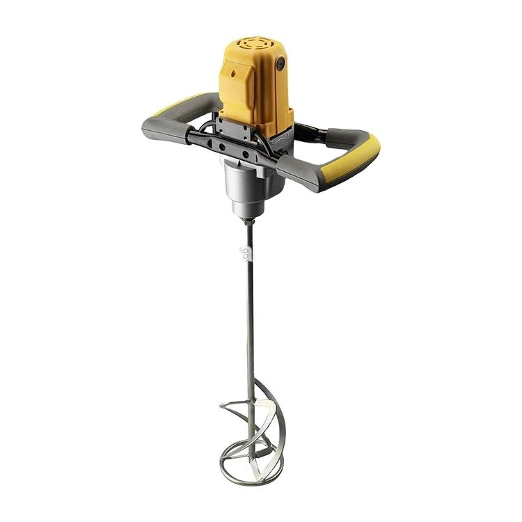 Kinty Electric Portable Concrete M14 Handle Mixer Manual Discharging Concrete Mixer