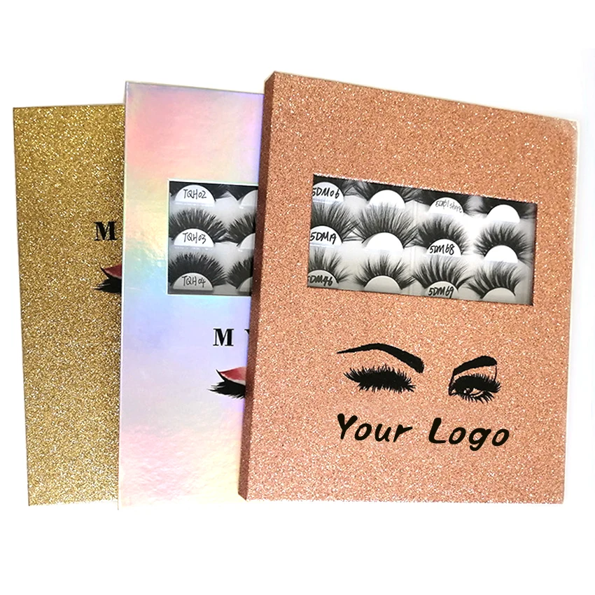 Best Custom Packaging Vegan False Eyelash Manufacturers Private Label Faux Mink Silk Lashes Vendor 3D Mink 25mm Eyelashes