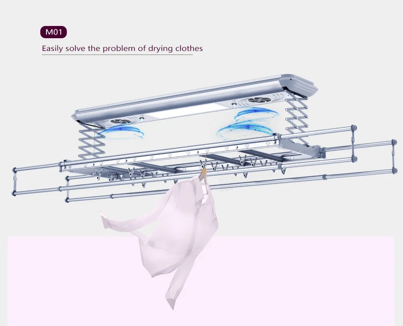 kids clothes rack electric folding clothesline hot air retractable hanging clothing clothes laundry rack dryer line  hanger kids