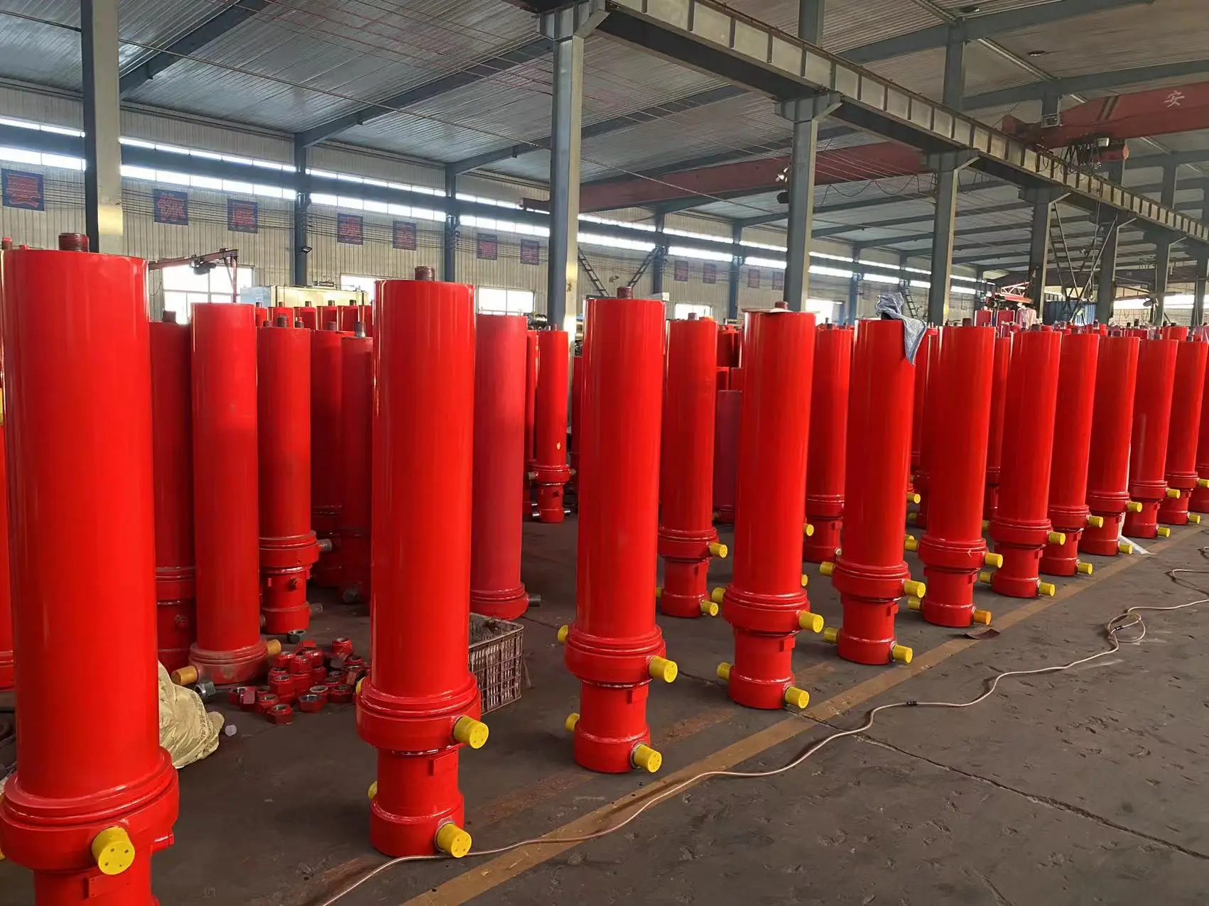 Dump truck lift hydraulic cylinder truck unloading lift