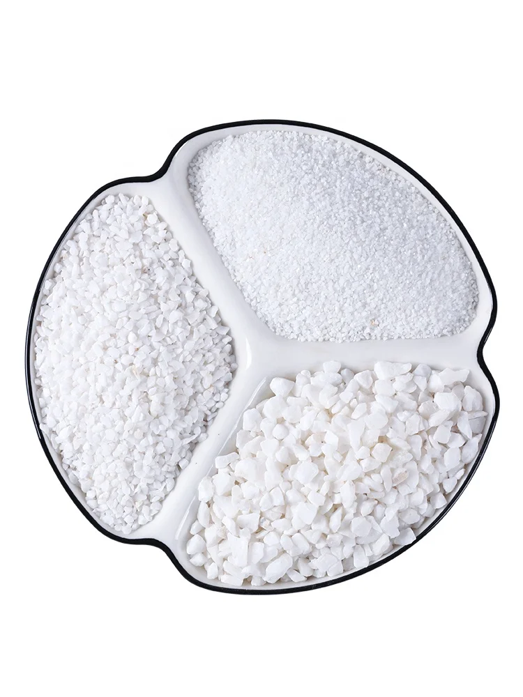 High Grade Chemical quartz sand silica White crystal quartz dioxide silica sand With Low Iron For Water Treatment