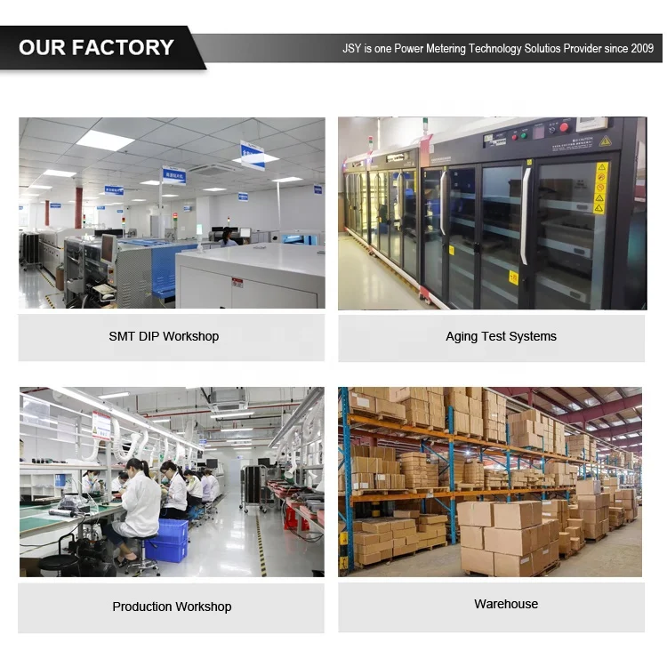 AC 50A Phase Three Voltage Current Electric Power Meter Smart Kwh Energy Meter Modbus RTU RS485 Energy Monitor