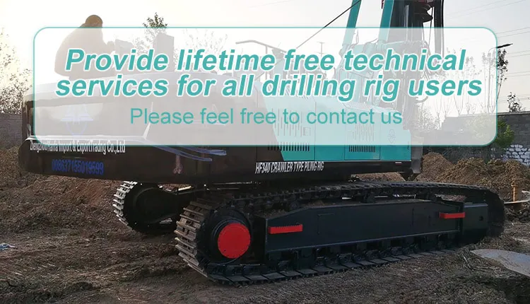 Factory Direct Sale 20m Piling Driver Rig Rotary Drilling Rigs for Foundation Engineering