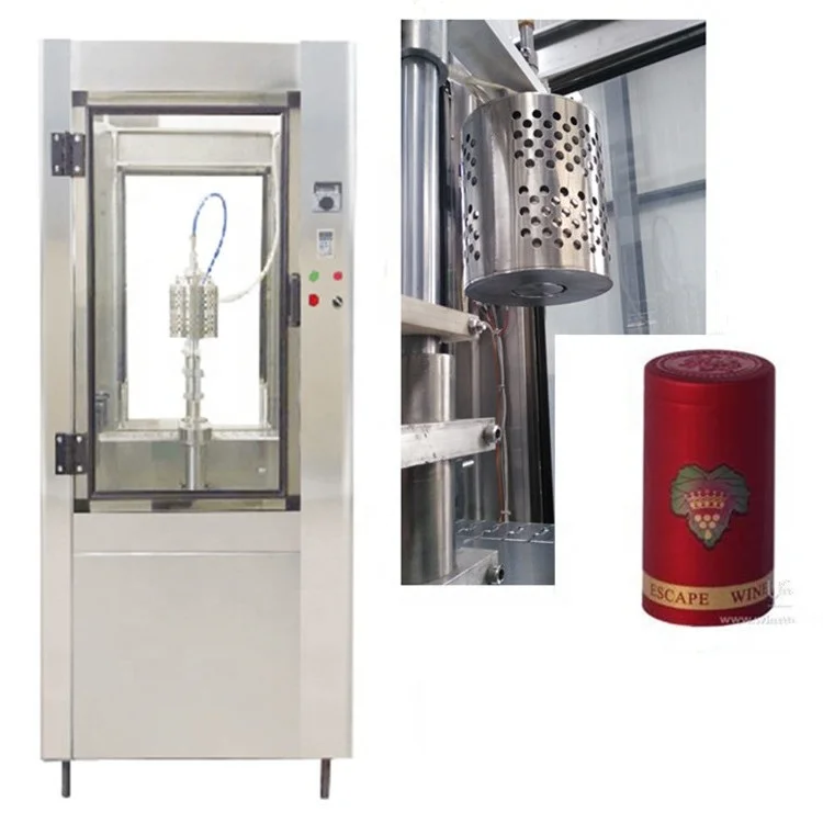 Термоусадочная оберточная машина для винных бутылок/термоусадочный капсульный