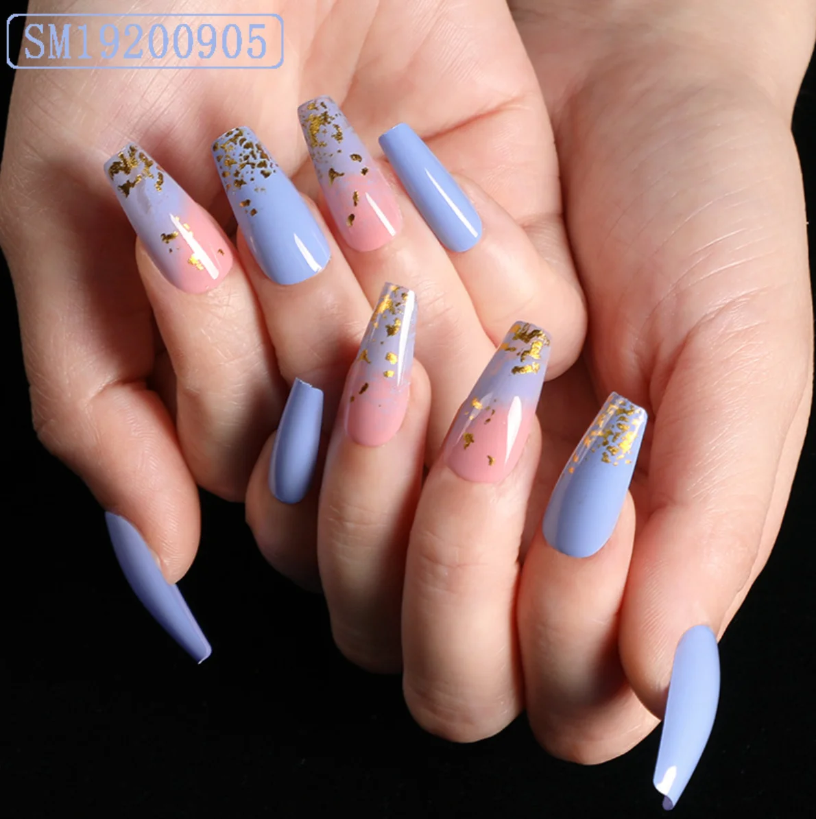 
nail making machine price 100% nail polish strips American style long acrylic nail decals 