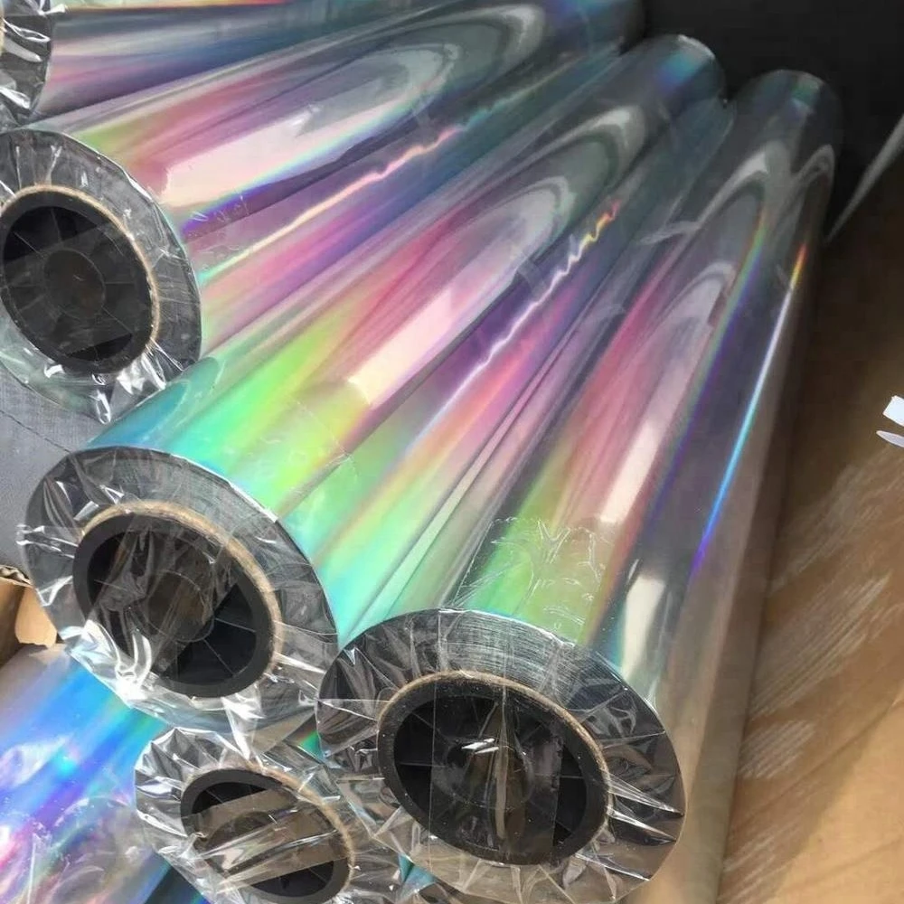 Anolly professional manufacturer laser printing self adhesive film pvc holographic vinyl