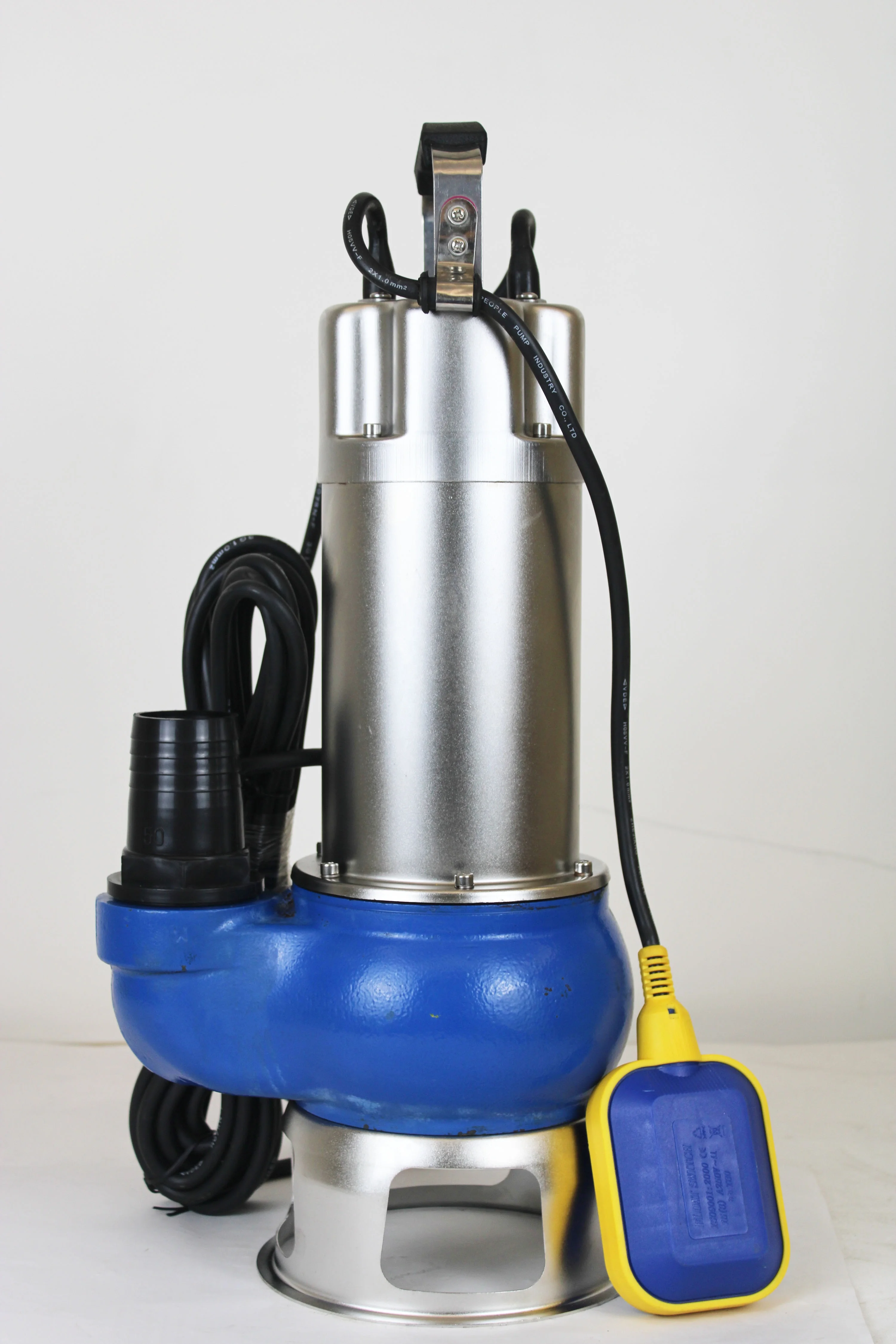 1HP 220V Vertical Pump Stainless Steel Waste Water Pump Station Submersible Pump