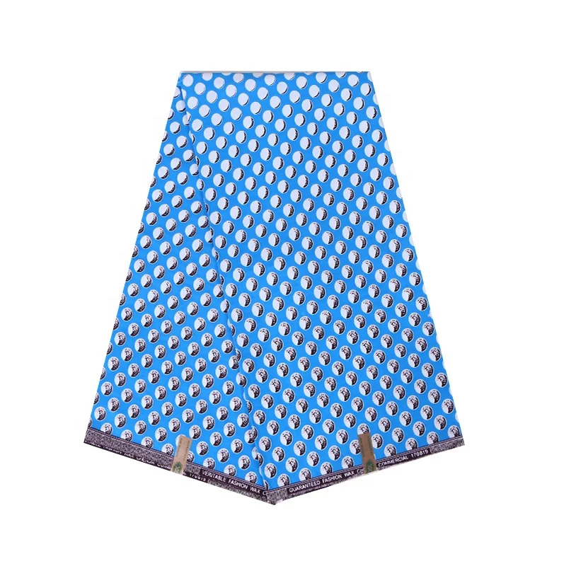 HotHot Selling Wax Fabric 100% Cotton Veritable Holland Block Prints African Ankara for Ladies Dress