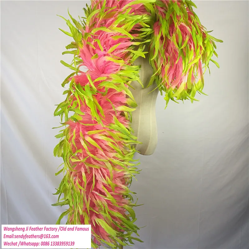 Настраиваемое 2-тоновое петушиное перо боа Самба