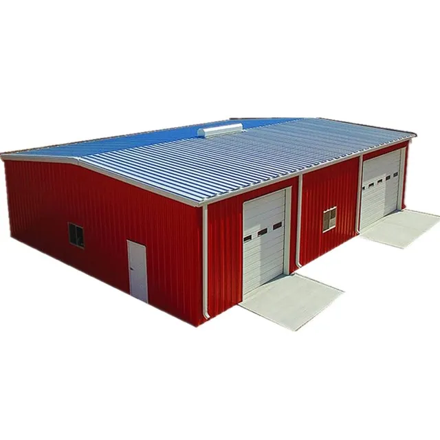 High Quality Customized Prefabricated Steel Structure Buildings Self-Storage Unit of Steel Structure in Fire Station